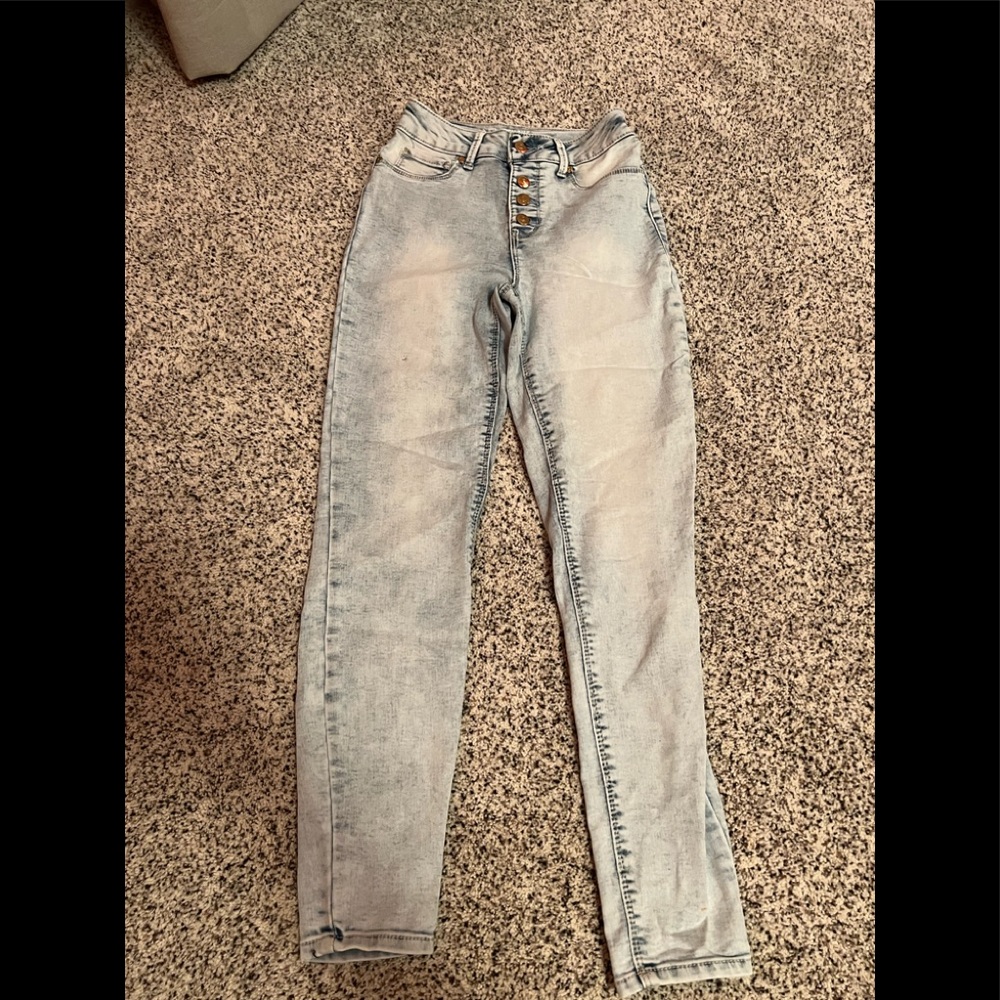 Just like new jeans, light wash